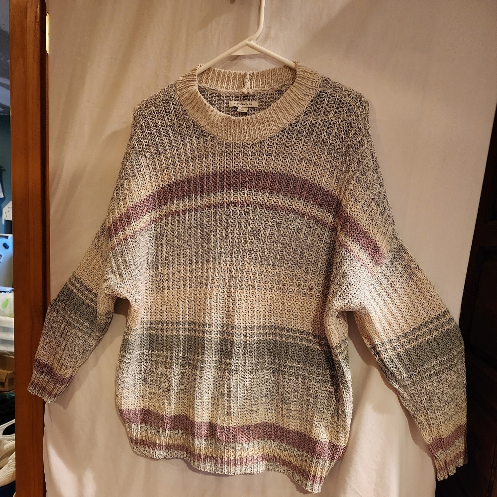 American Eagle Soft striped sweater M